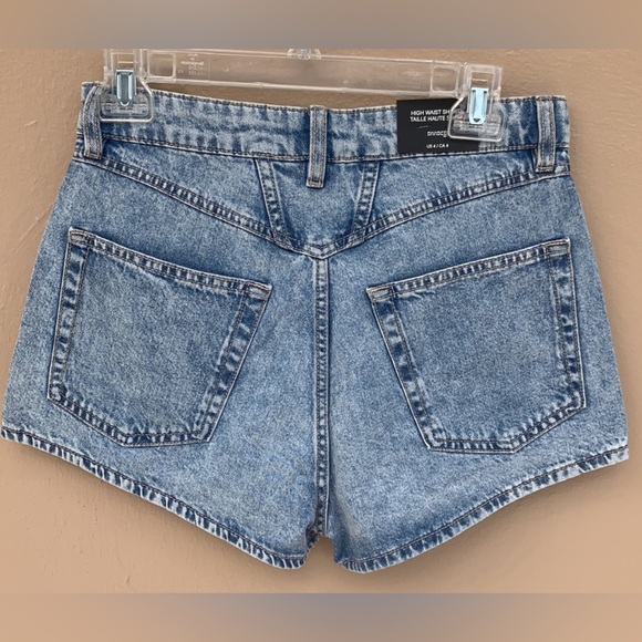 H&M Divided High Waist Denim Shorts - Picture 6 of 6
